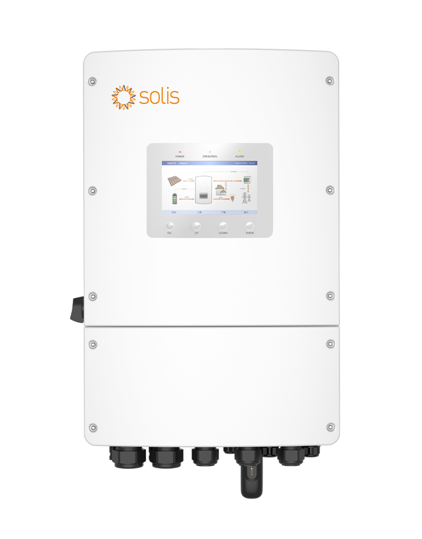 Solis 10KW Three Phase (48V/51.2V) Hybrid Inverter 1000V PV 20KW 2 MPPT